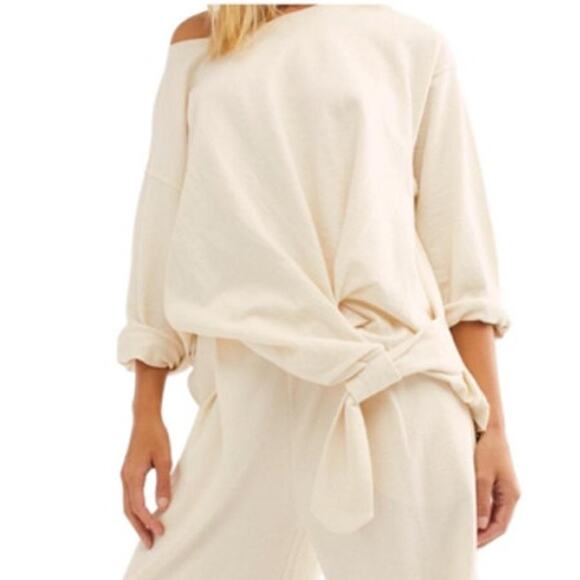 Free People Beach Lax 2 Piece Set in Neutral XS - Picture 3 of 8